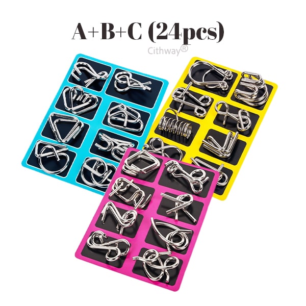 Cithway® 3D Metal Challenge Puzzle Toy