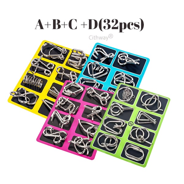 Cithway® 3D Metal Challenge Puzzle Toy