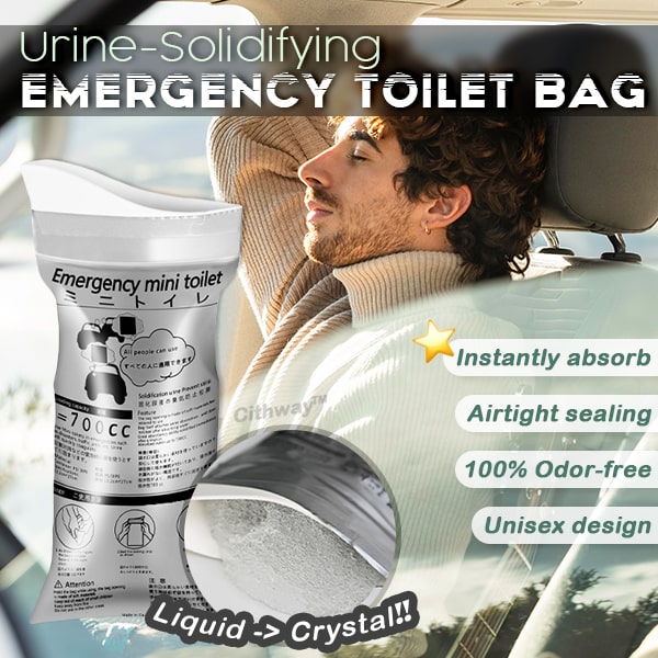 Cithway™ Disposable Non-Spill Travel Emergency Urine Bag