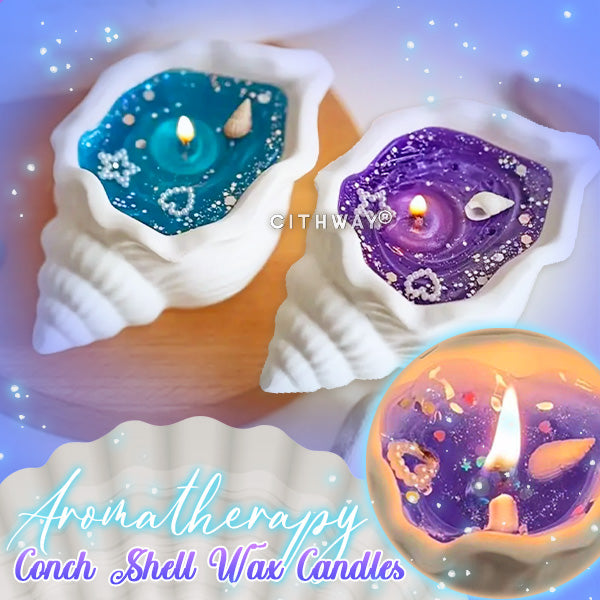 Cithway® Aromatherapy Conch Shell Wax Candle