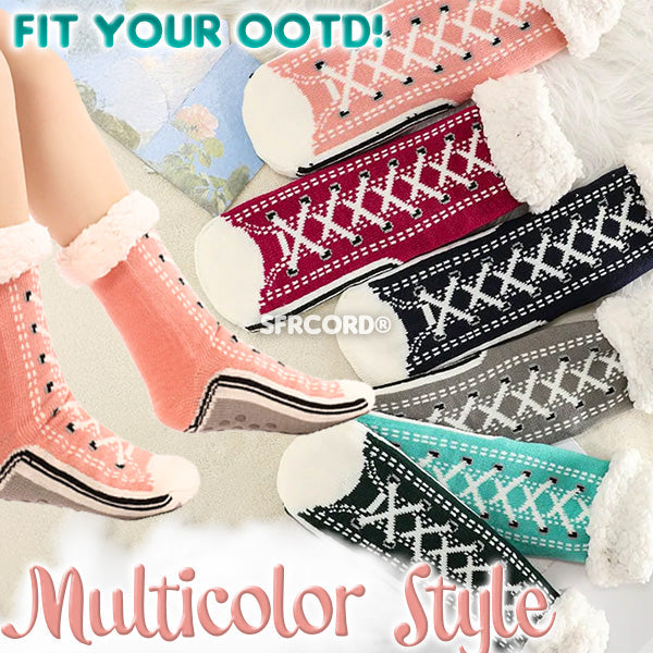 Sfrcord® Snow Cozy-Feet Shoe-like Socks (1 Pair)